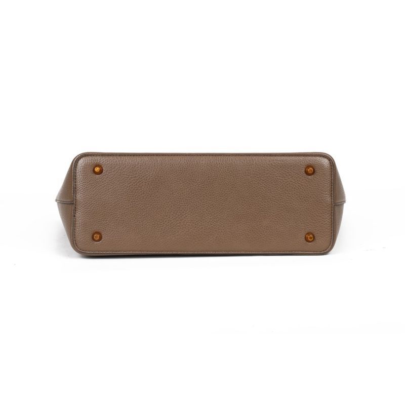 Bolsa shopper grande floater marrom taupe -