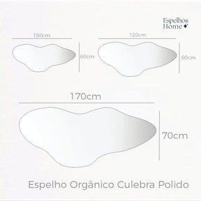 Espelho Orgânico Culebra couro
