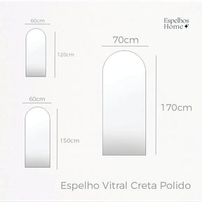 Espelho Vitral Creta metal