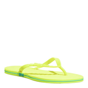 Flip Flop Borracha Amarelo Lime Fluor -
