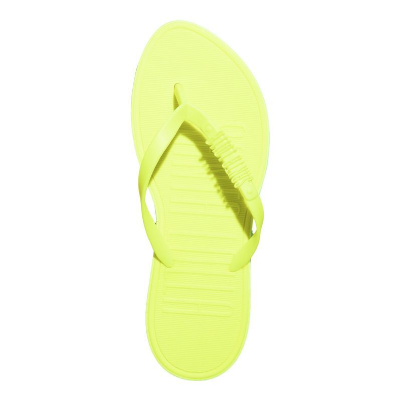 Flip Flop Borracha Amarelo Lime Fluor -