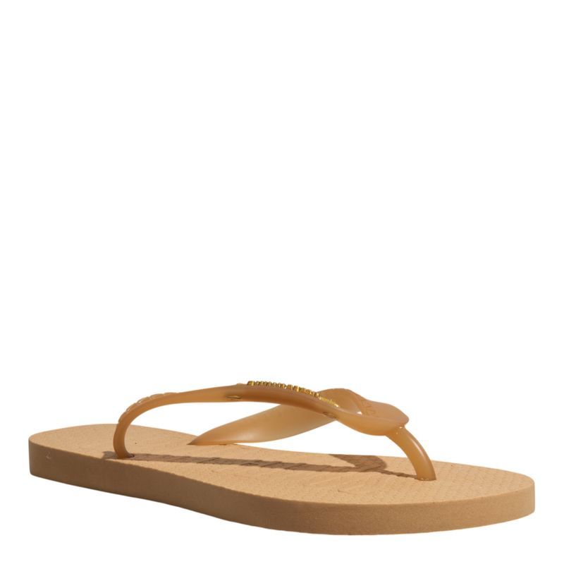Flip Flop Borracha Bege Egido -