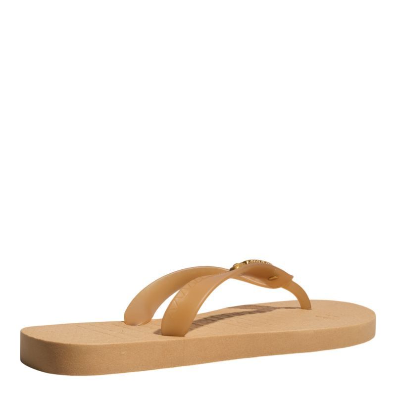 Flip Flop Borracha Bege Egido -