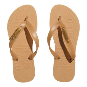 Flip Flop Borracha Bege Egido -