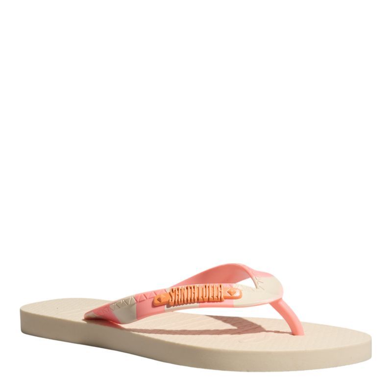 Flip Flop Borracha Off White -