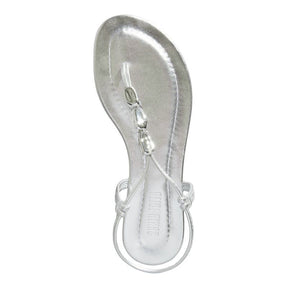 Rasteira Metallic Ultra Prata -