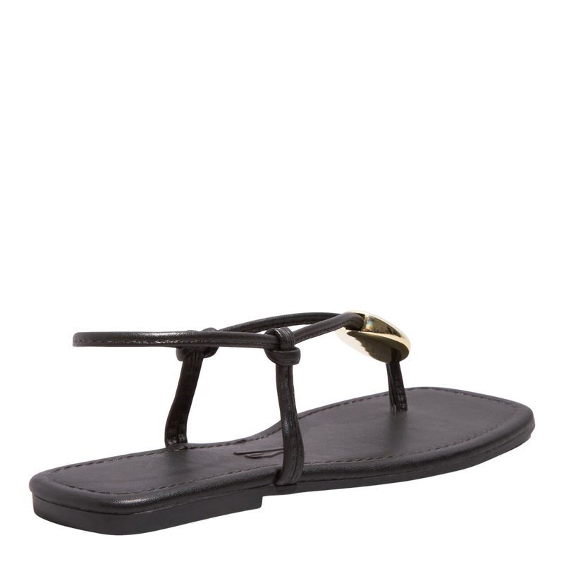 Rasteira Napa Soft Preto -