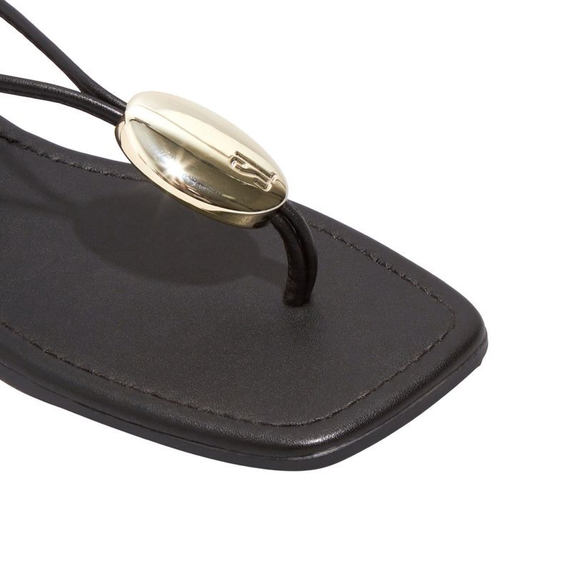 Rasteira Napa Soft Preto -