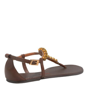 Rasteira Napa Soft Terra -