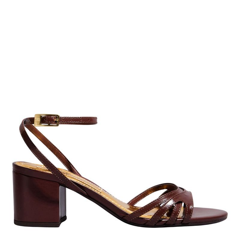Sandália Couro Confort Dark Cocoa -