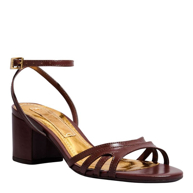 Sandália Couro Confort Dark Cocoa -