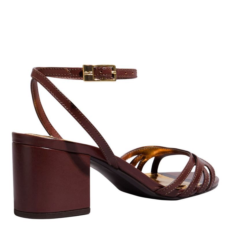 Sandália Couro Confort Dark Cocoa -