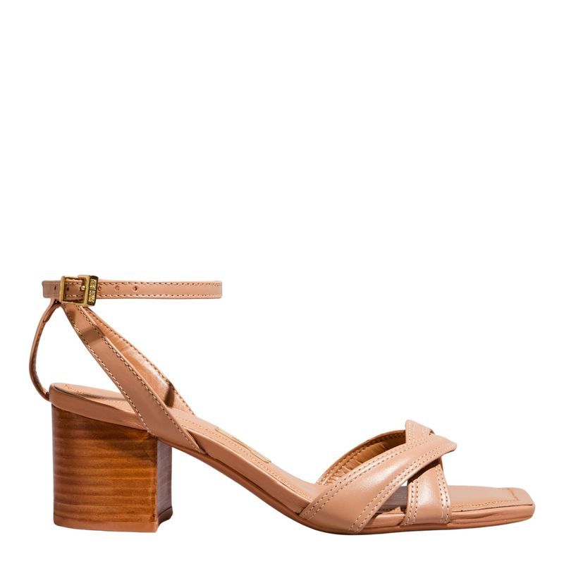 Sandália Couro Confort Mocha -