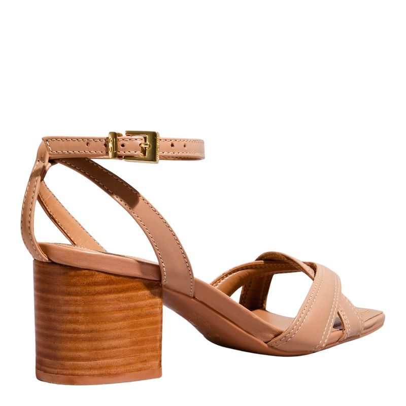 Sandália Couro Confort Mocha -
