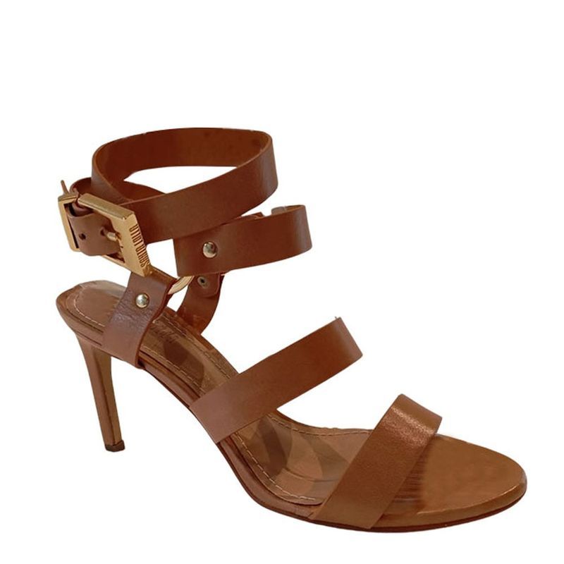 Sandália Couro Torino Chesnut -