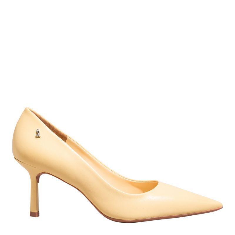 Scarpin Couro Pelica Soft Buttercream -
