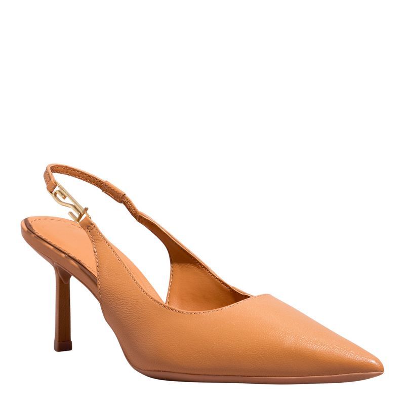 Scarpin Couro Pelica Soft Doce De Leite -