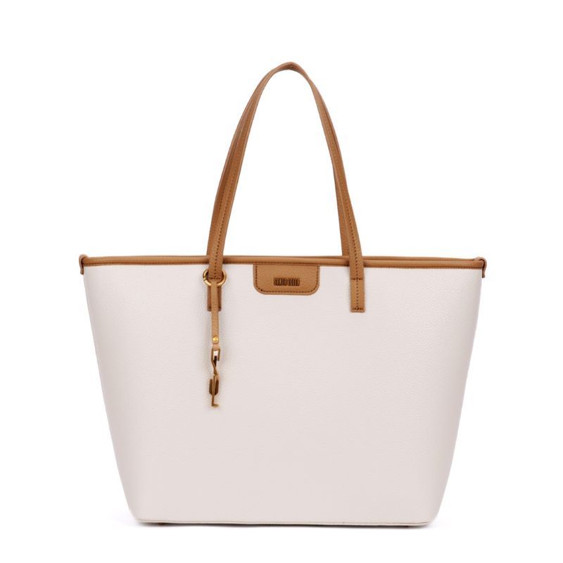 Shopper material floater off white -