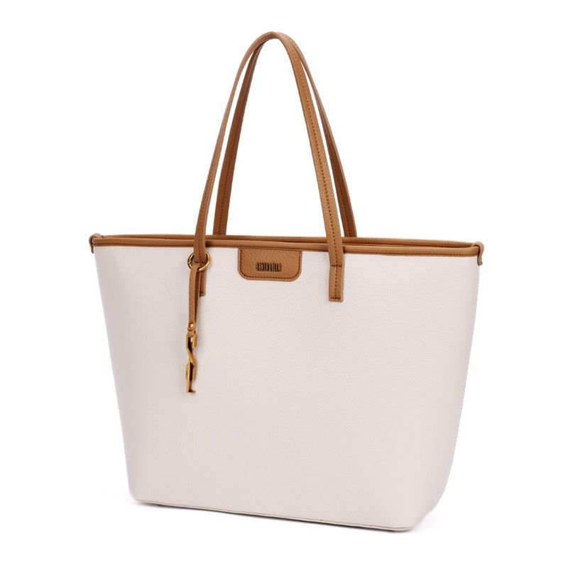 Shopper material floater off white -