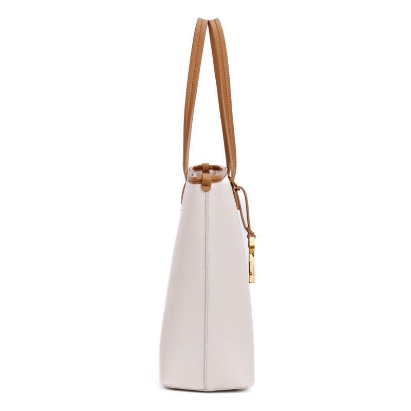 Shopper material floater off white -